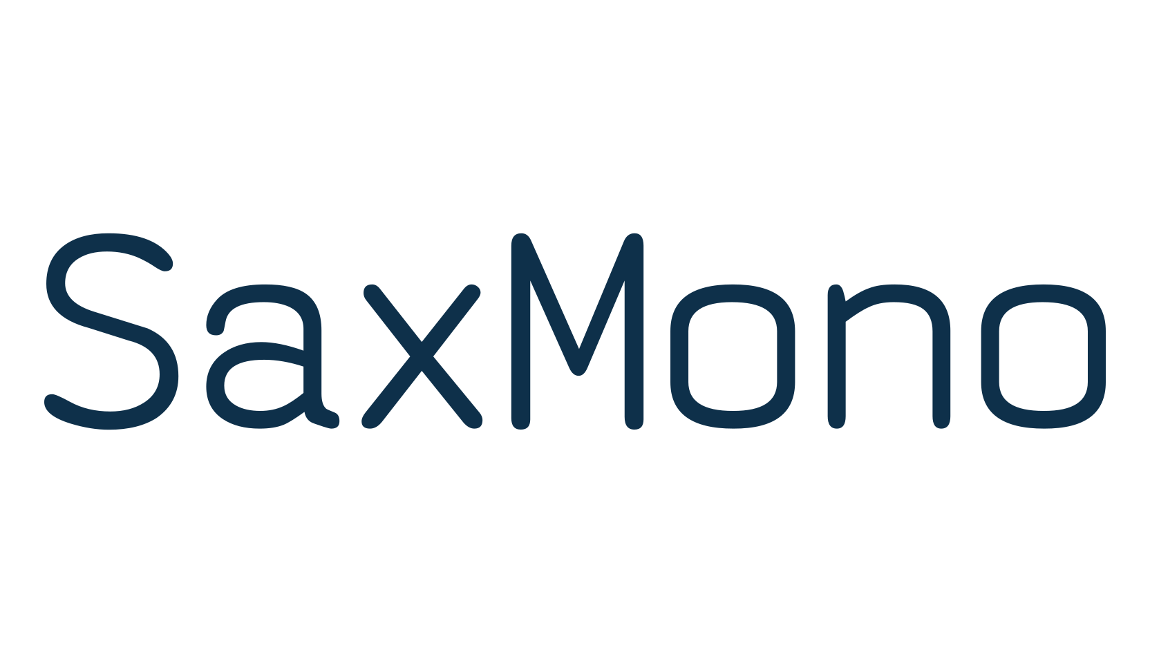 SaxMono, fixed width font preview