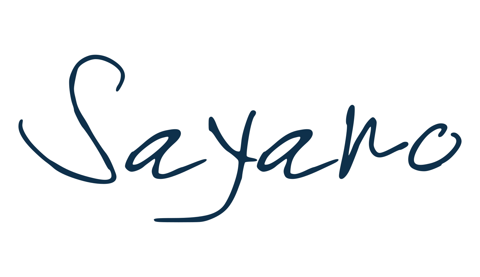 Sayano, script handwritten fancy decorative calligraphy font preview