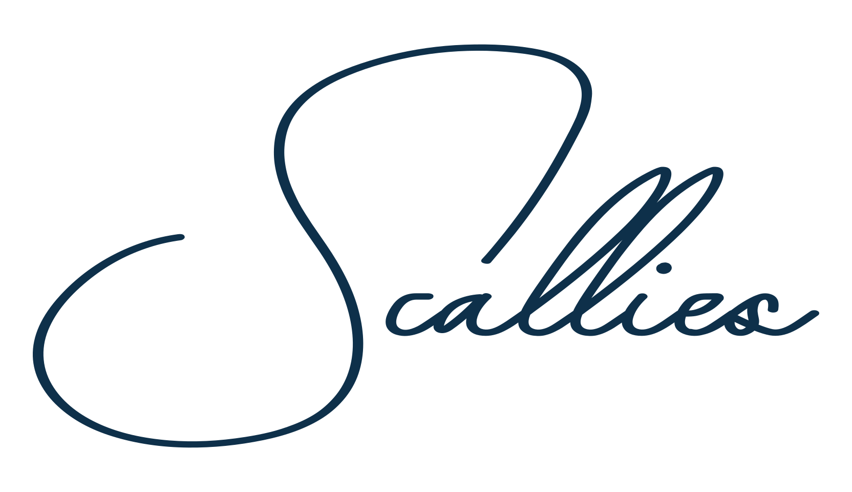 Scallies, script handwritten fancy decorative calligraphy font preview