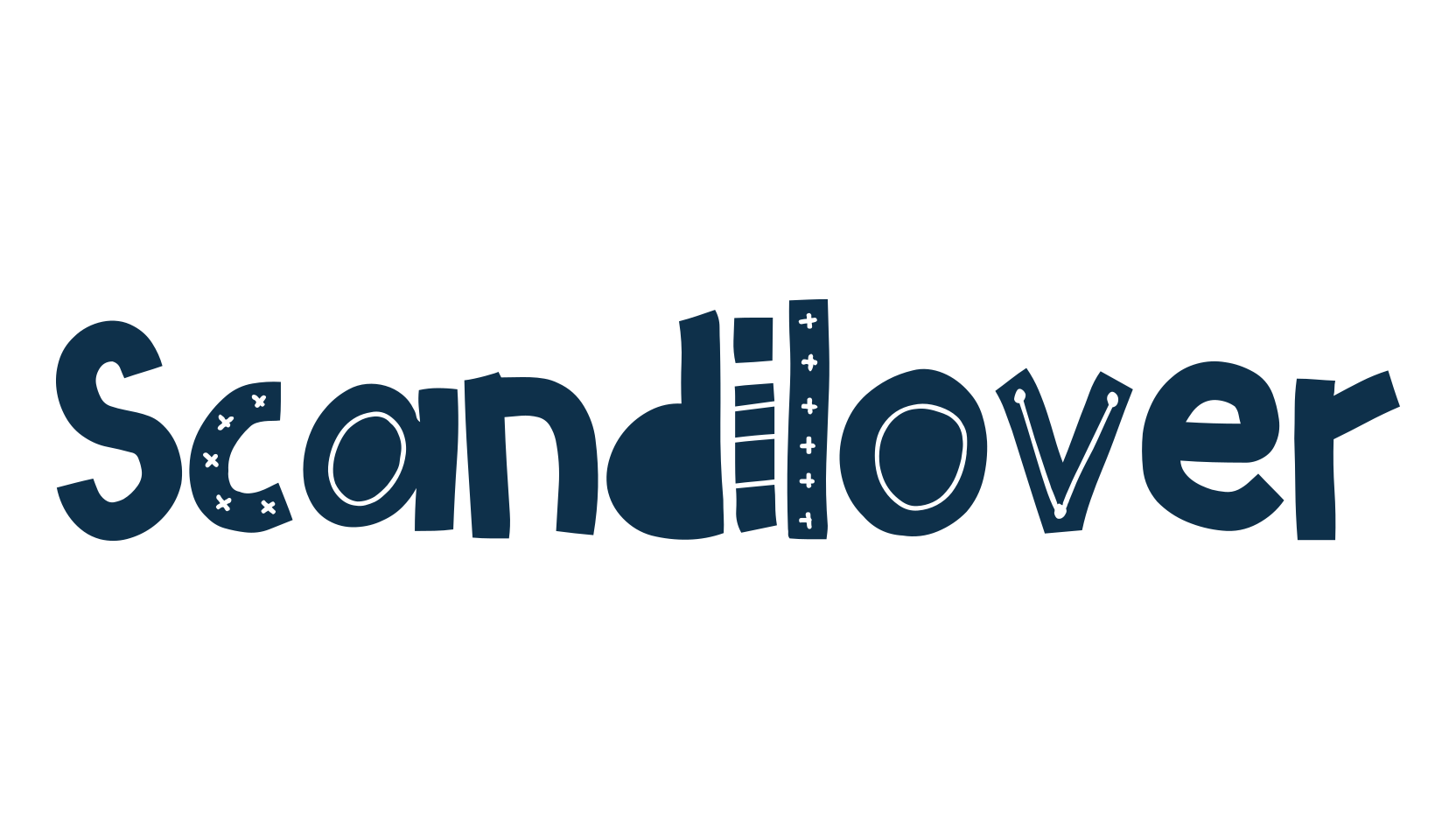 Scandilover, fancy decorative font preview