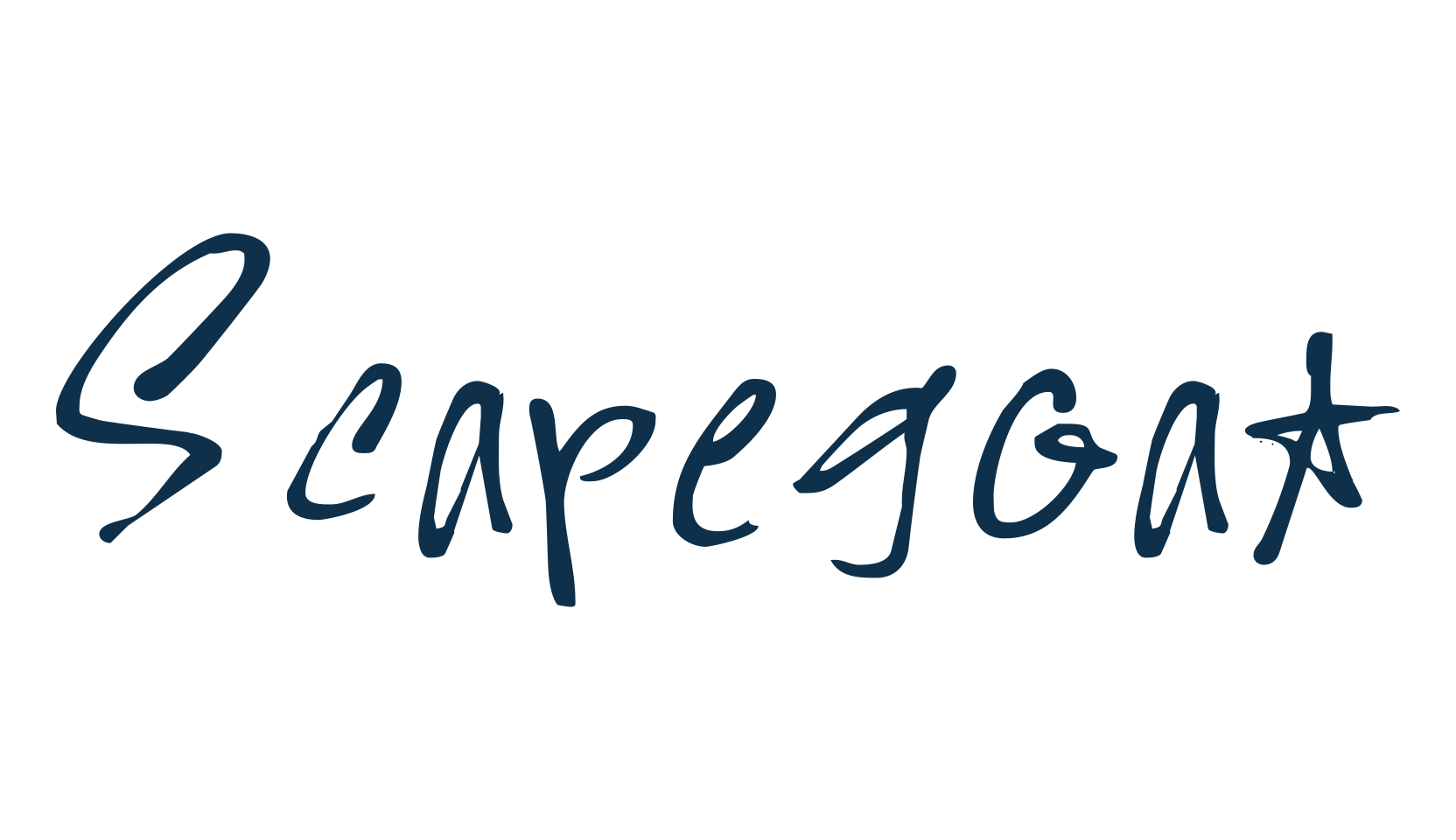 Scapegoat, handwriting font preview