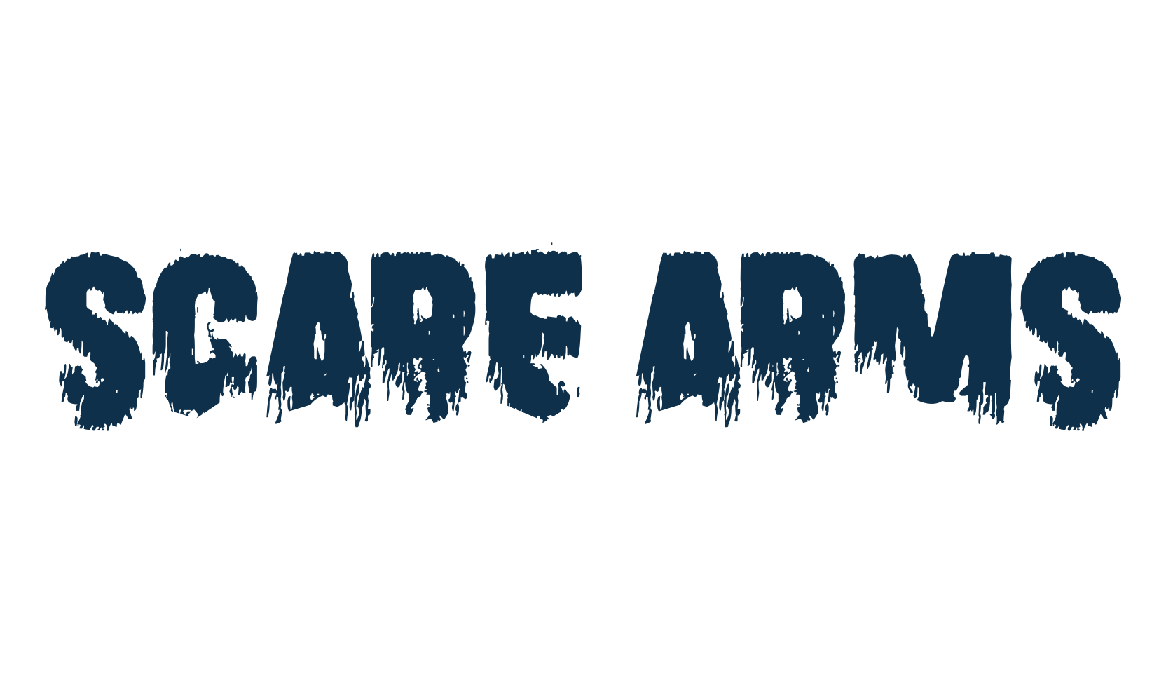Scare Arms, holiday halloween fancy decorative horror font preview