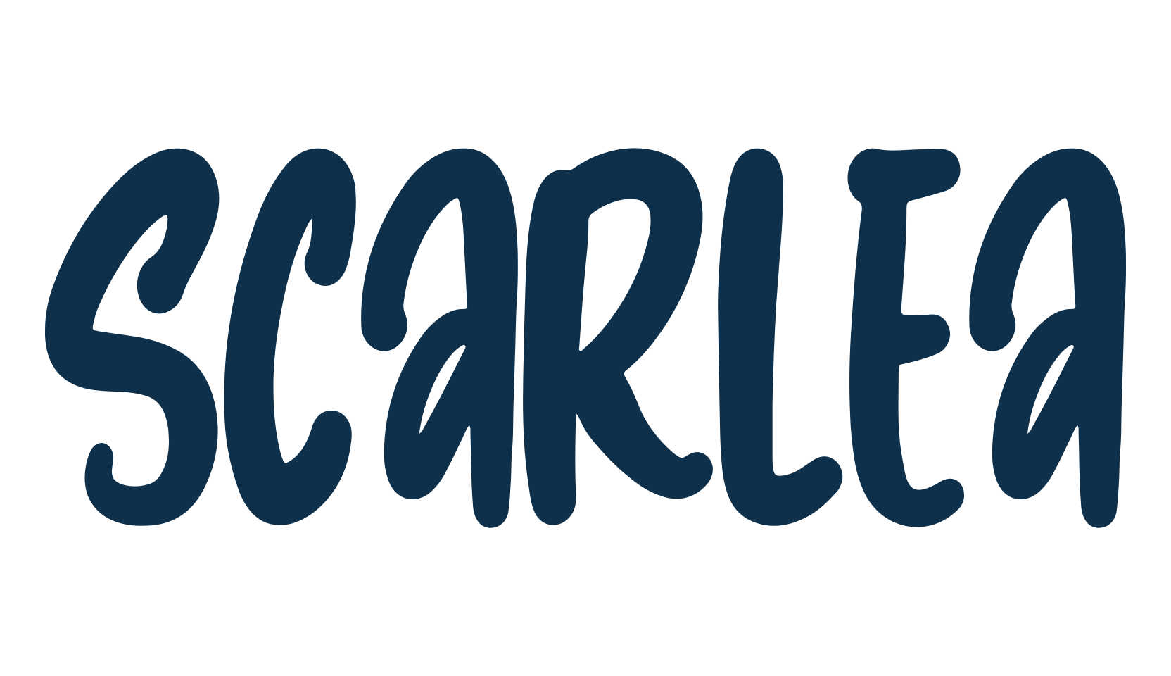 Scarlea, display market font preview