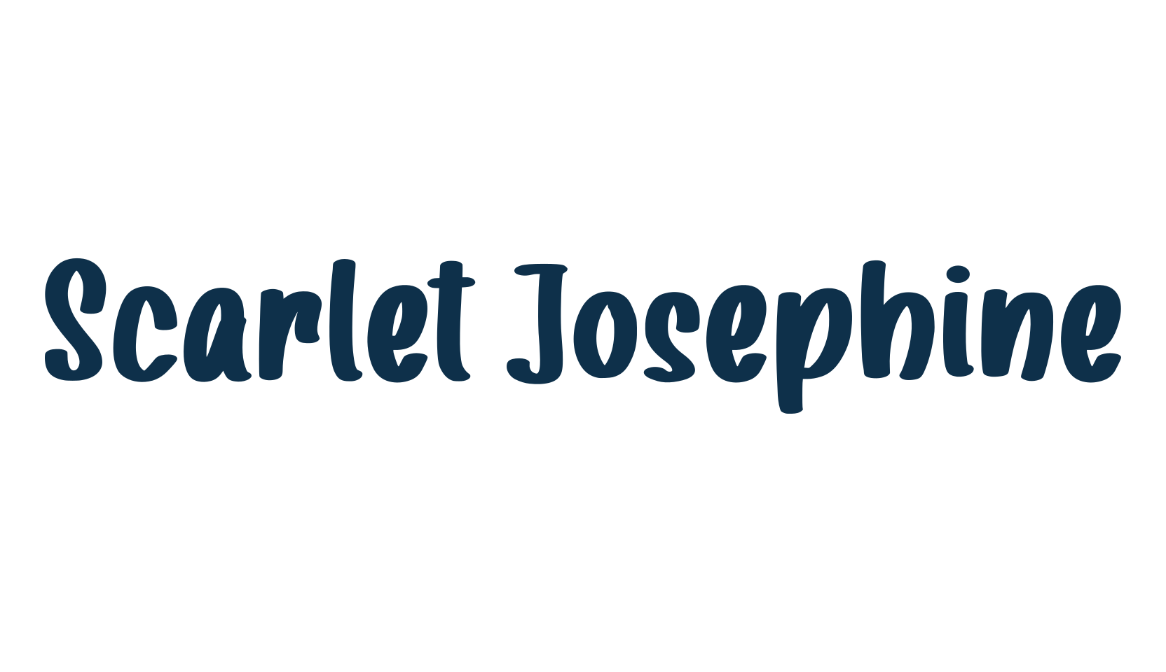Scarlet Josephine, script handwritten fancy decorative calligraphy font preview