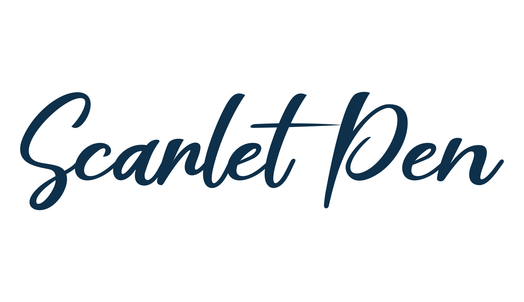 Scarlet Pen, calligraphy font preview