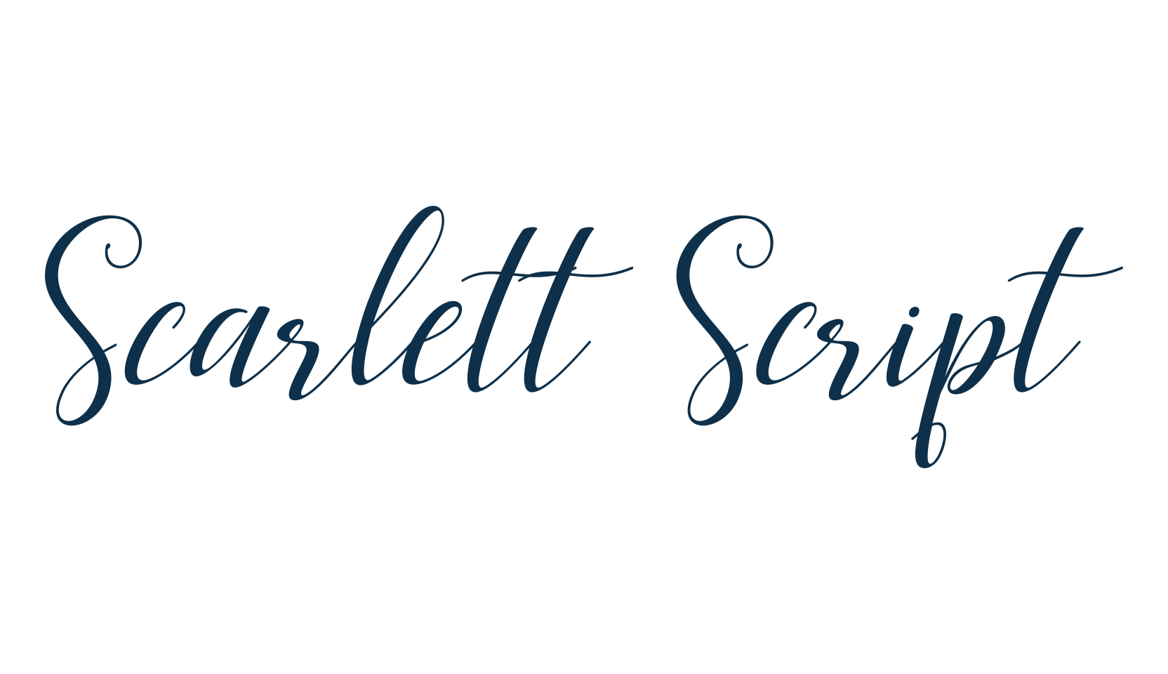 Scarlett Script, script calligraphy fancy decorative font preview