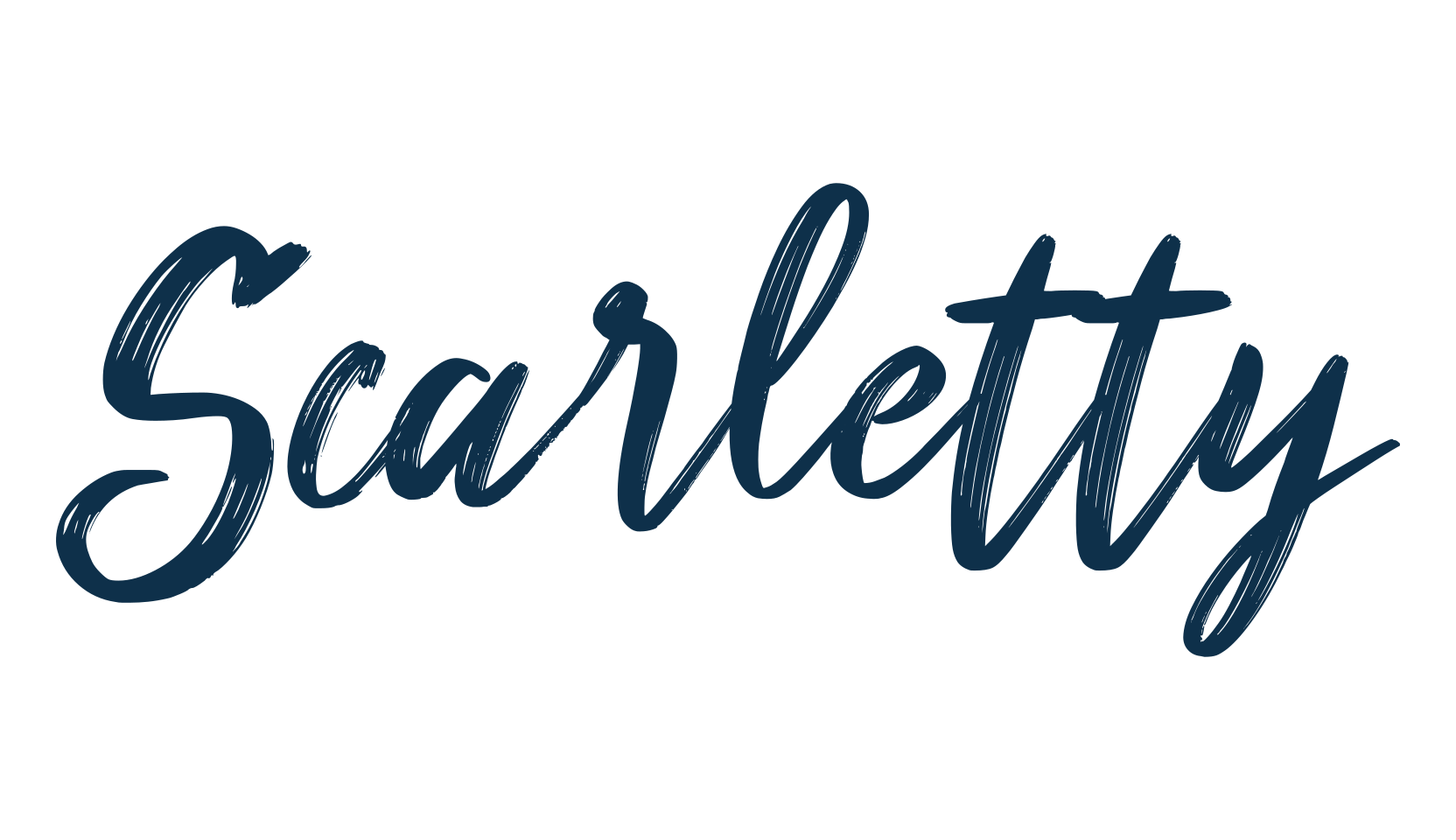 Scarletty, script brush fancy decorative calligraphy font preview