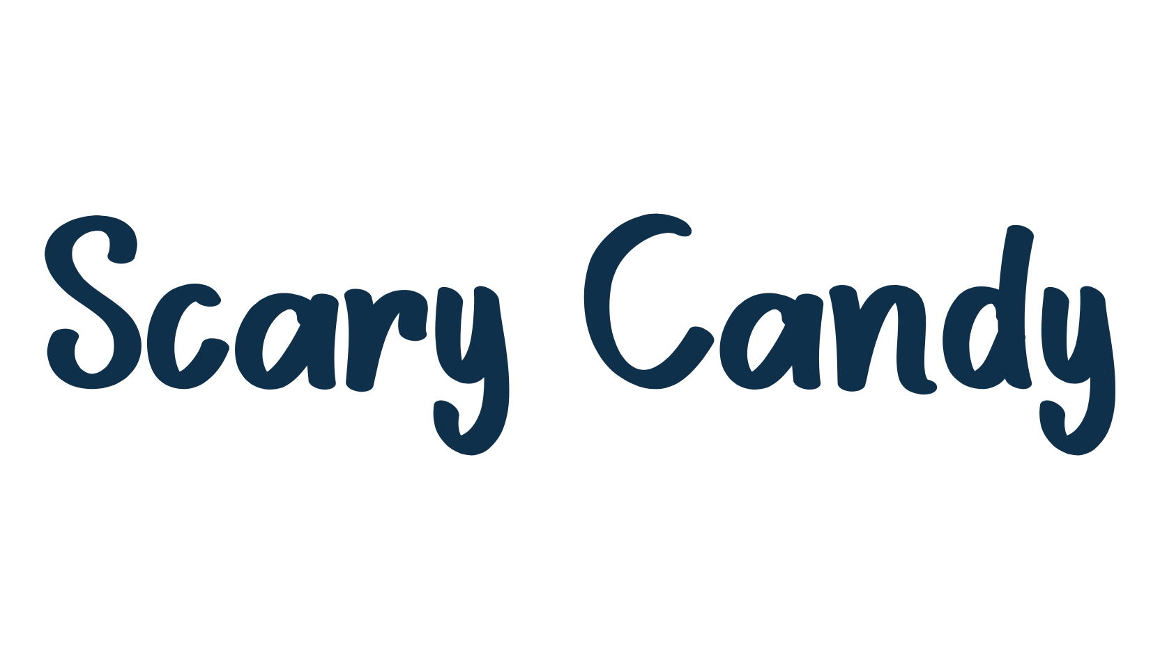 Scary Candy, script handwritten fancy decorative calligraphy font preview