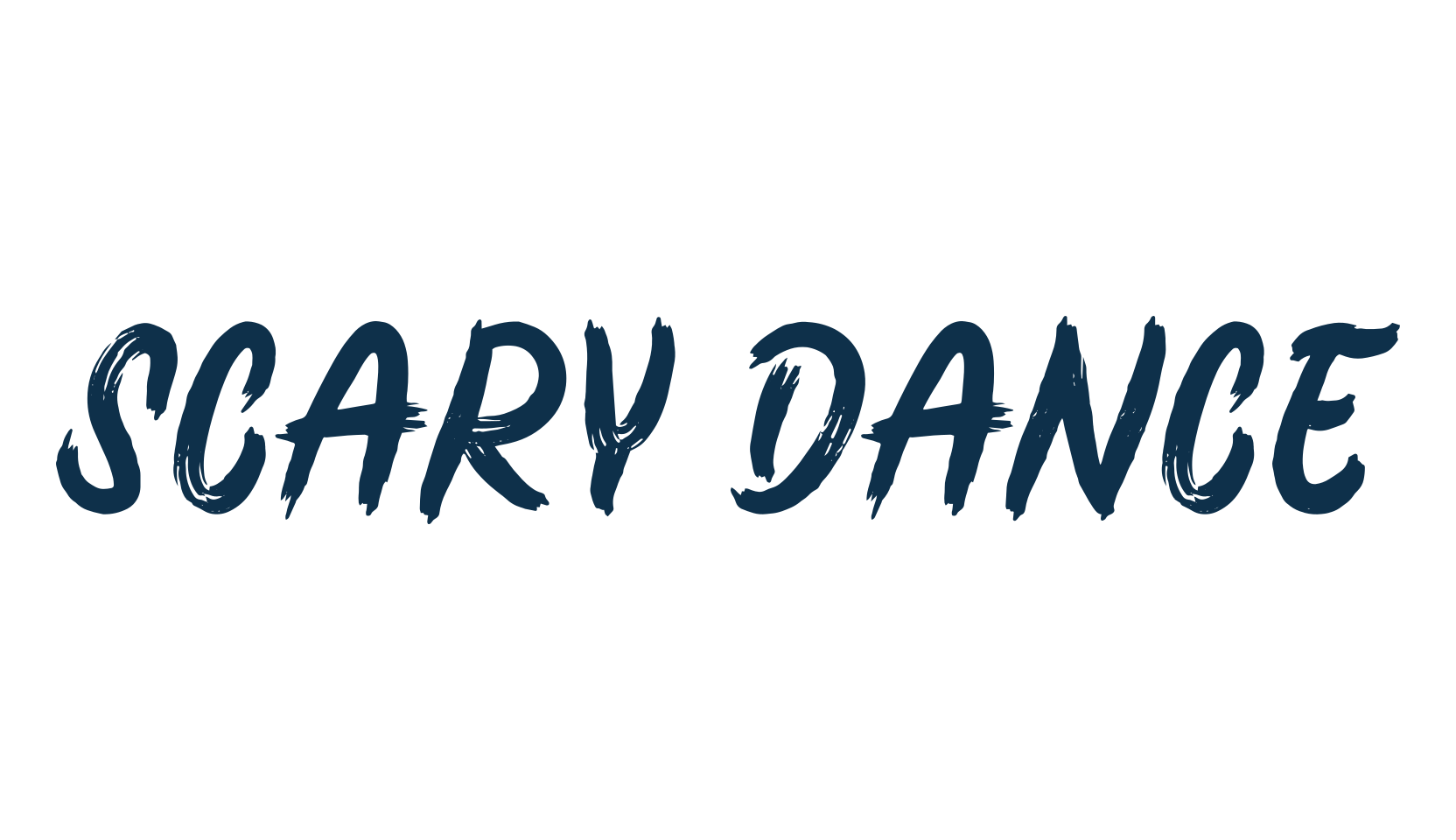 Scary Dance, script brush fancy decorative calligraphy font preview