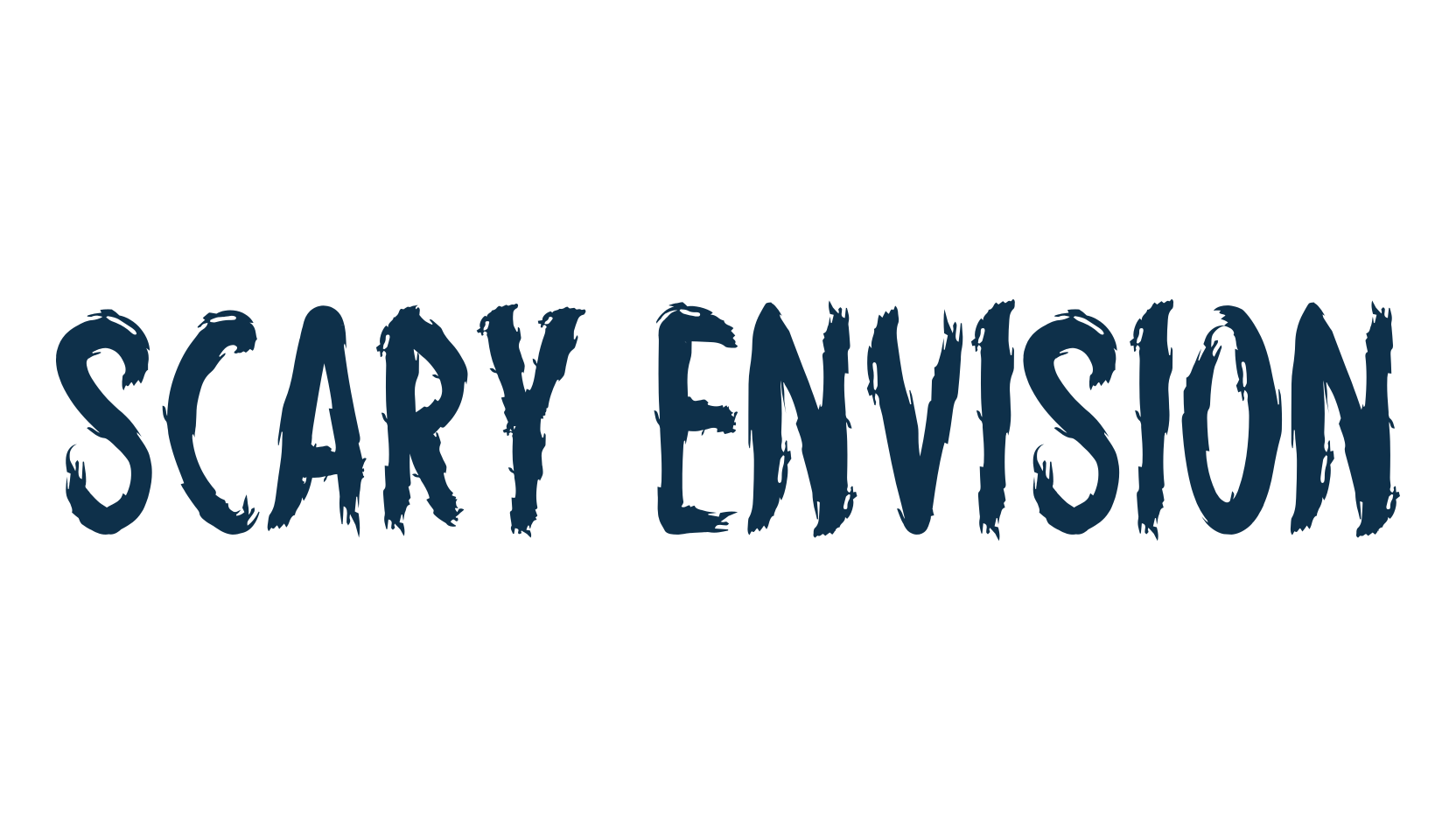 Scary Envision, display market font preview