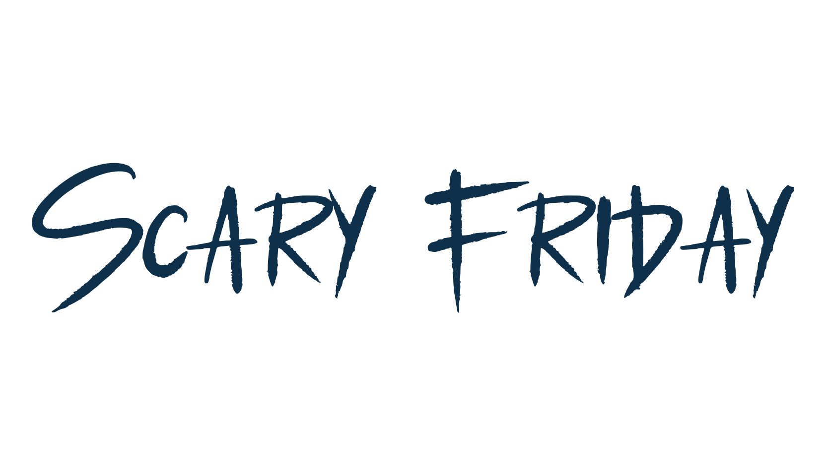 Scary Friday, holiday halloween fancy decorative horror font preview