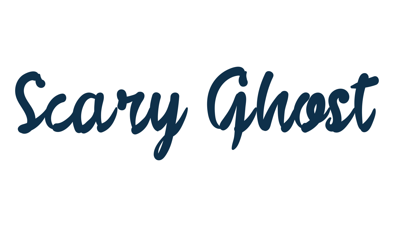 Scary Ghost (scary-ghost-2), fancy decorative font preview