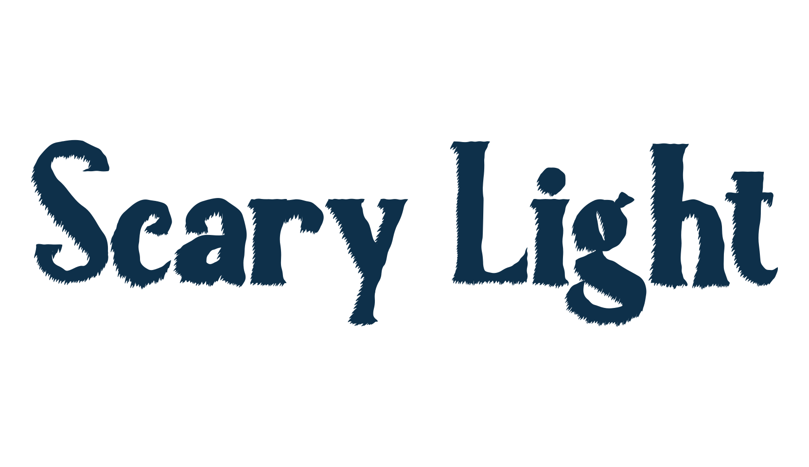 Scary Light, display market font preview