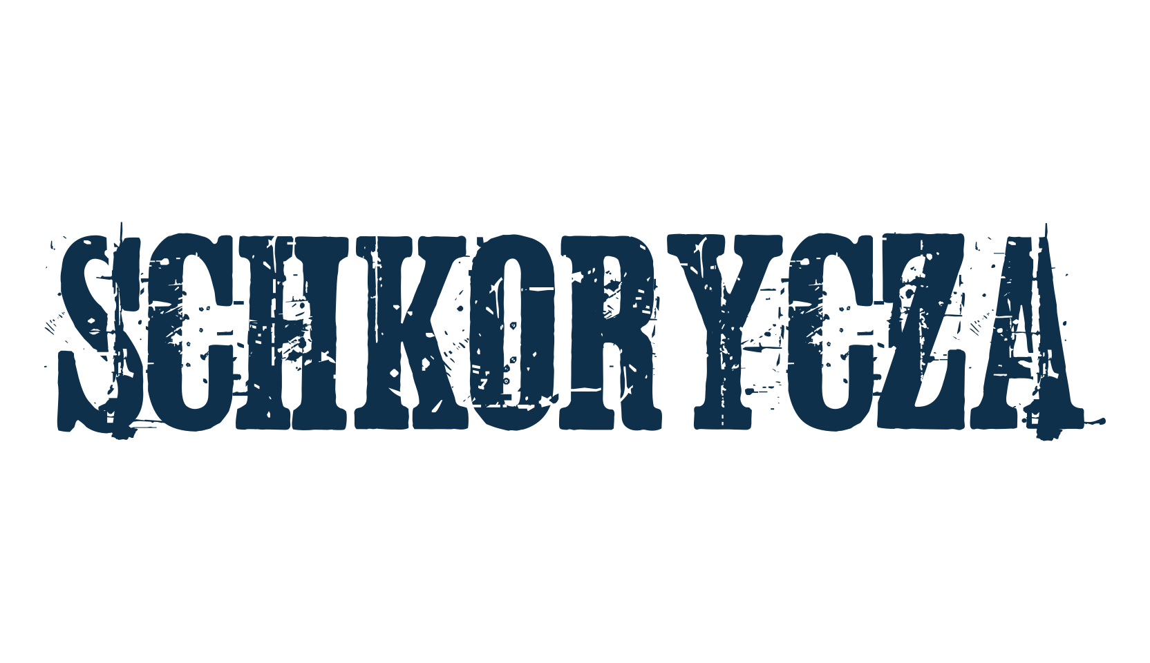 Schkorycza, destroy font preview