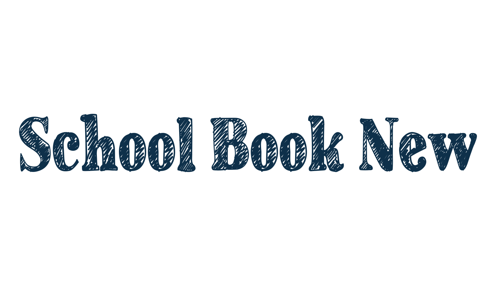 School Book New, fancy various decorative font preview