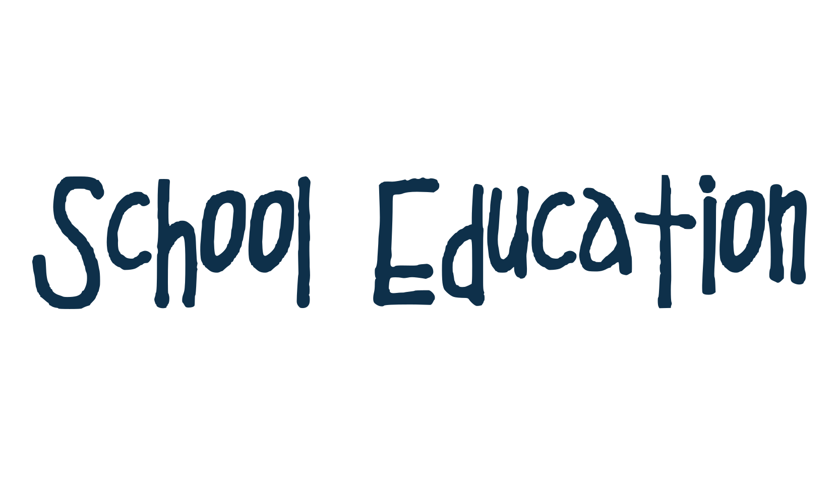 School Education, fancy various decorative script calligraphy font preview