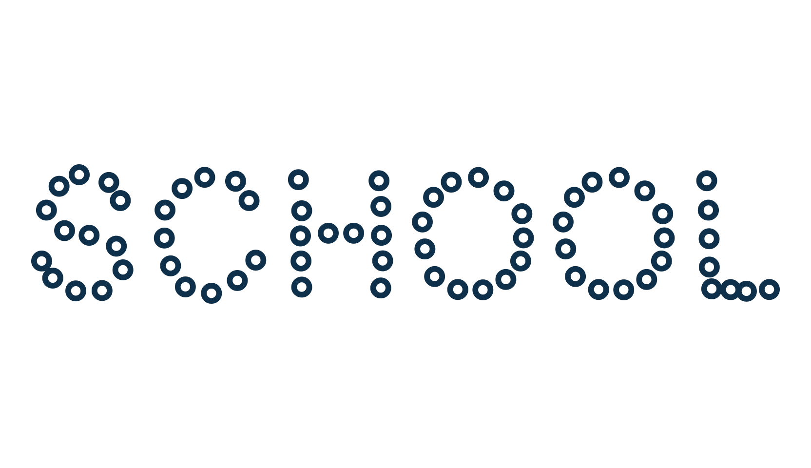 School (school2), fancy various decorative font preview