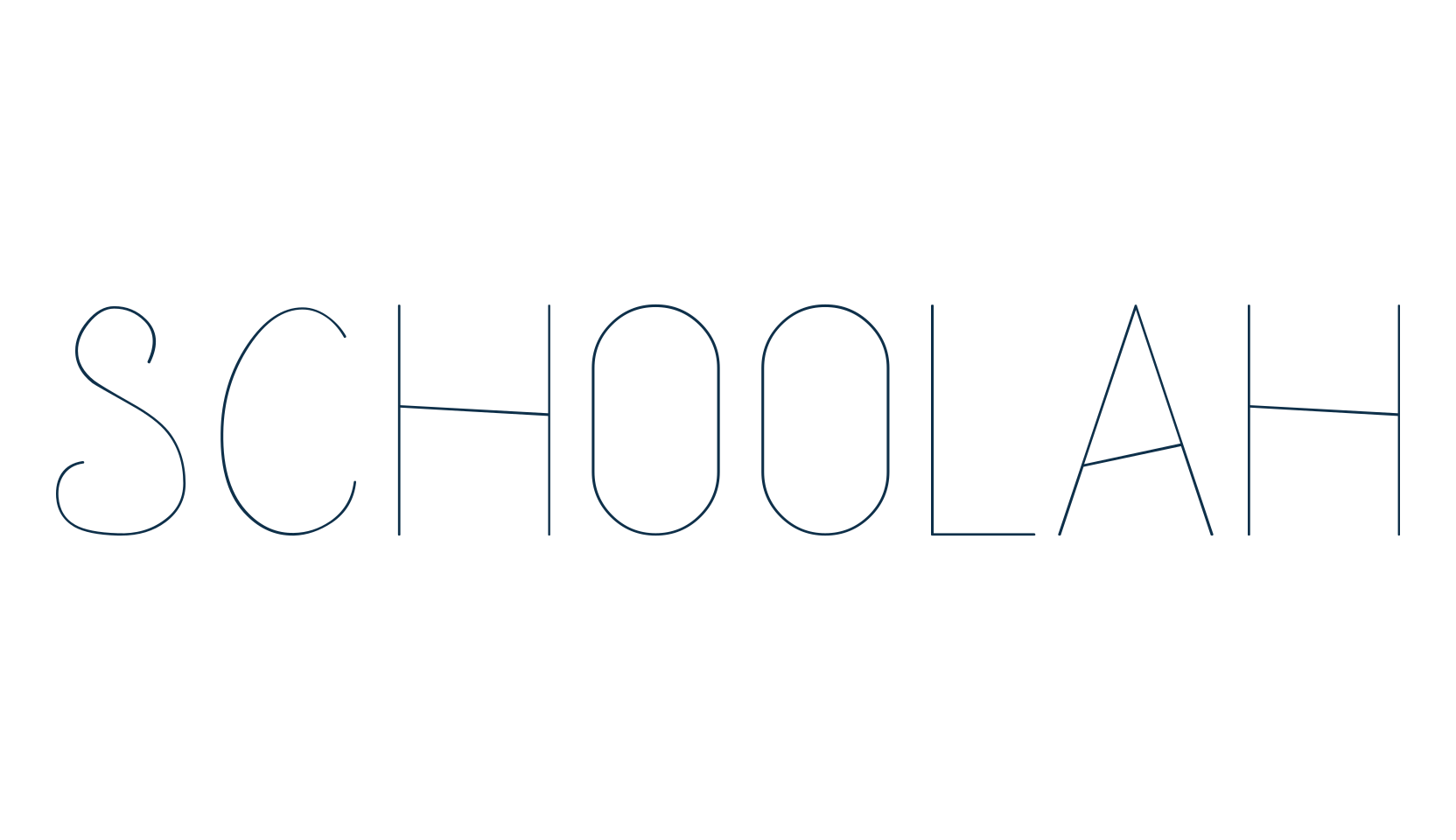Schoolah, fancy various decorative font preview