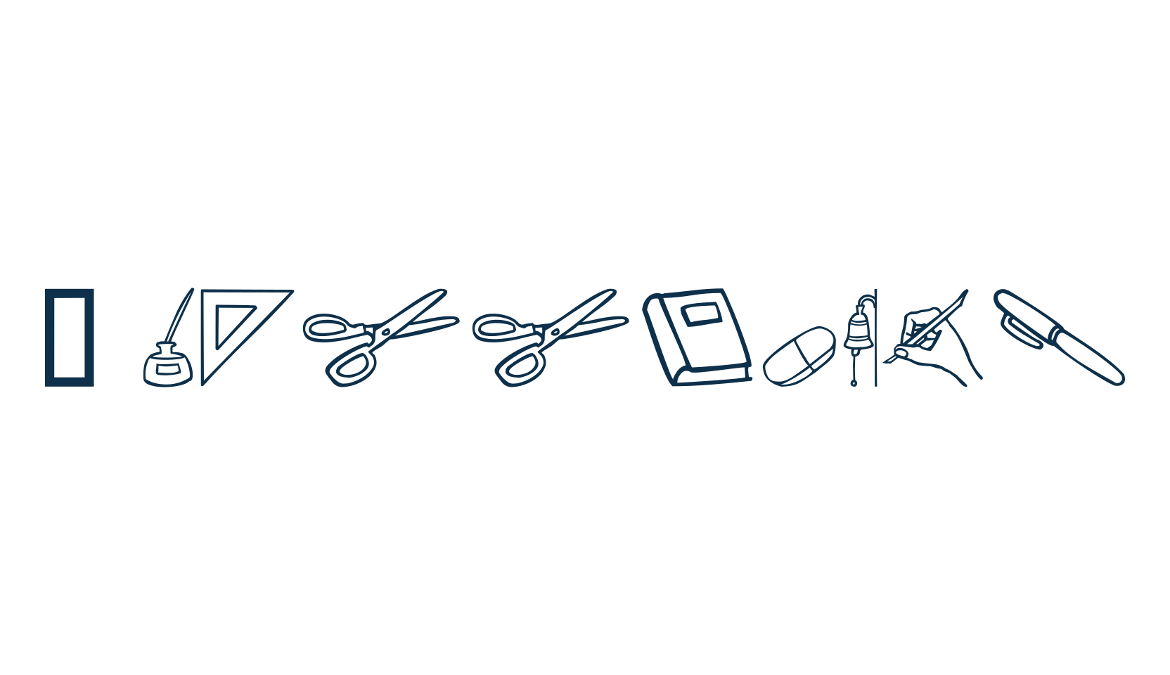 Schooldays, display market font preview