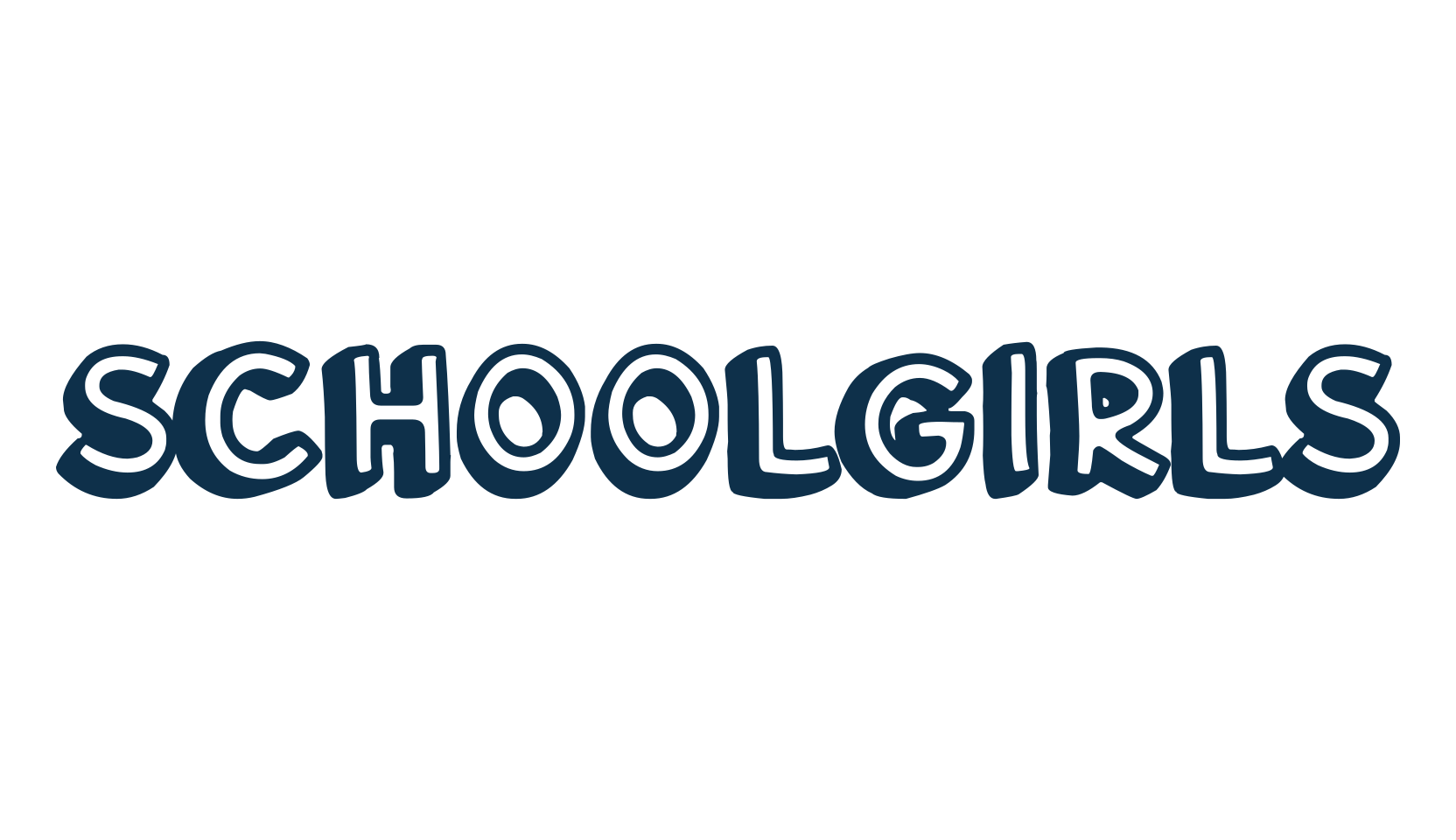 Schoolgirls, cartoon font preview