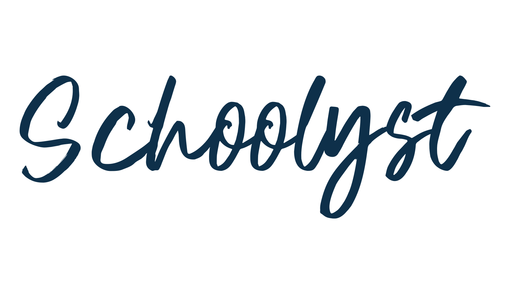 Schoolyst, handwriting font preview