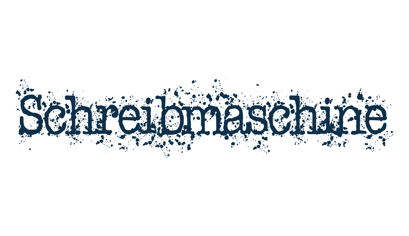 Schreibmaschine (schreibmaschine), typewriter font preview