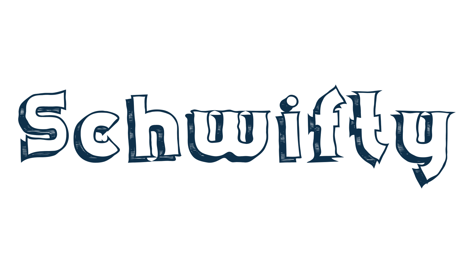 Schwifty, cartoon font preview