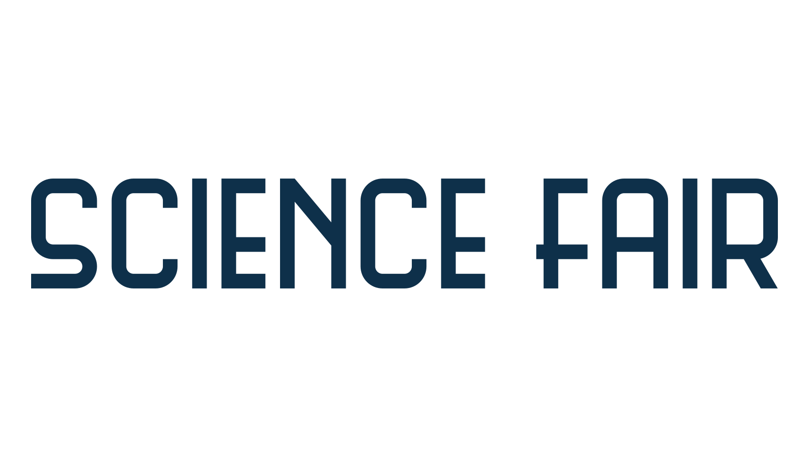 Science Fair, retro font preview