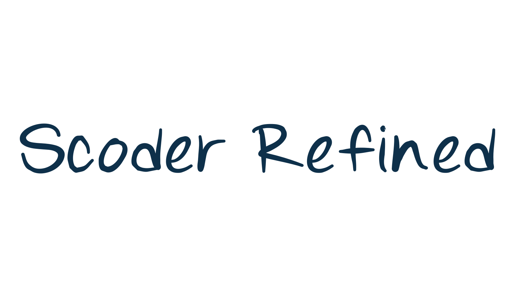 Scoder Refined, script handwritten fancy decorative calligraphy font preview