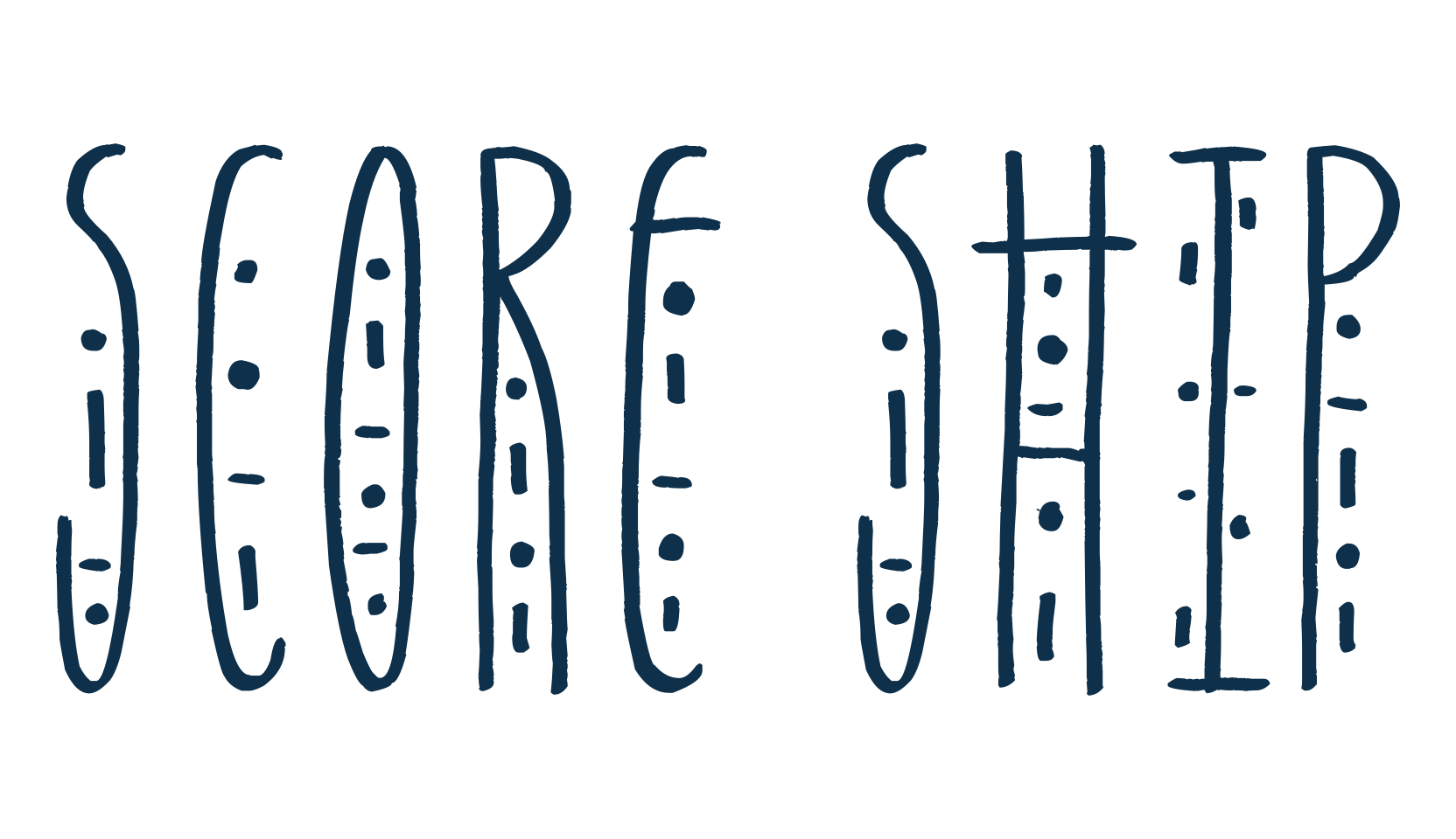 Score Ship, fancy decorative font preview