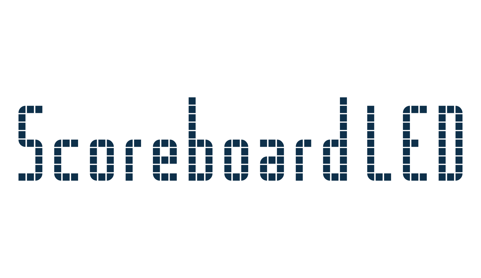 Scoreboard LED, lcd font preview
