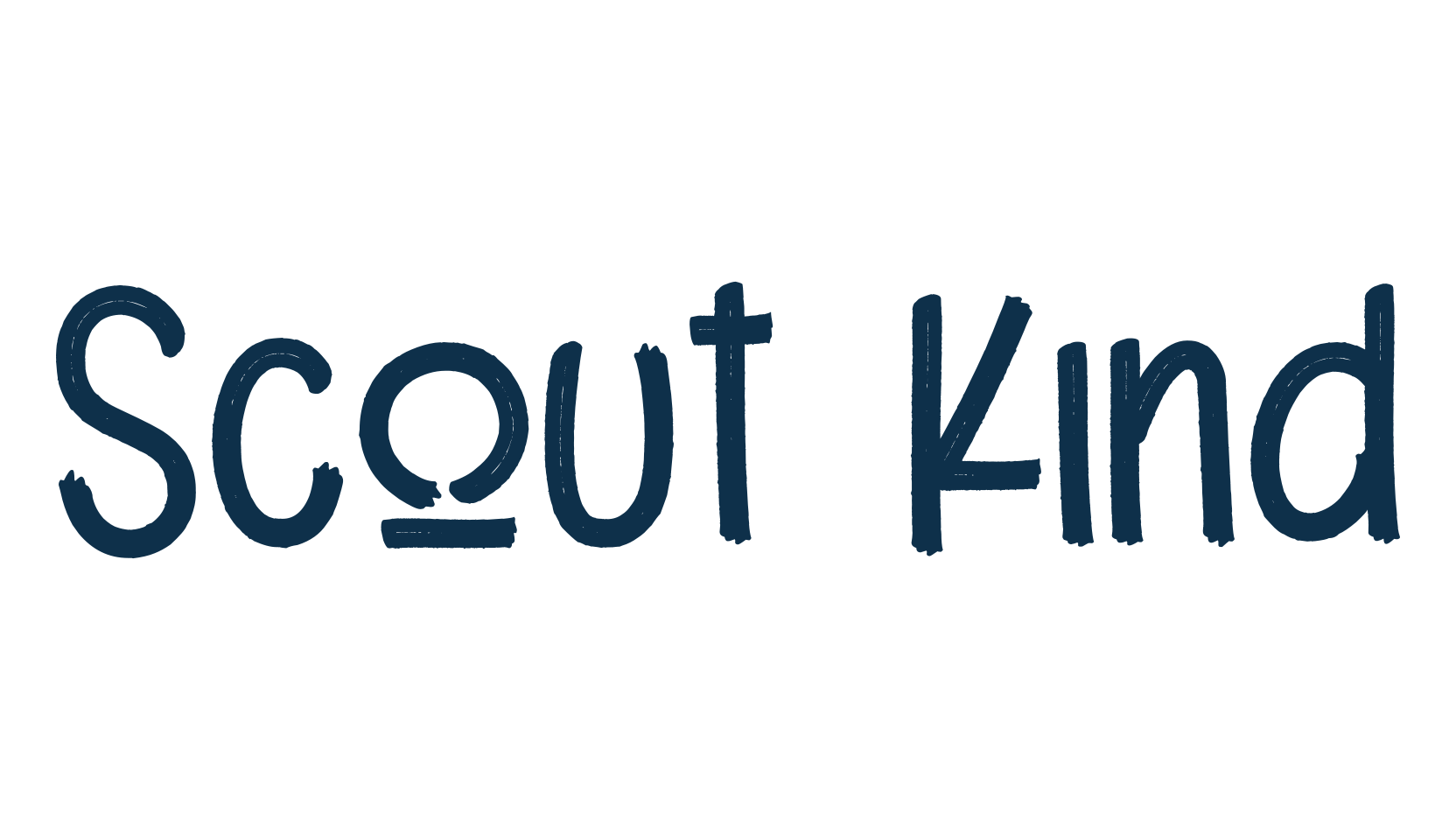 Scout Kind, script brush fancy decorative calligraphy font preview