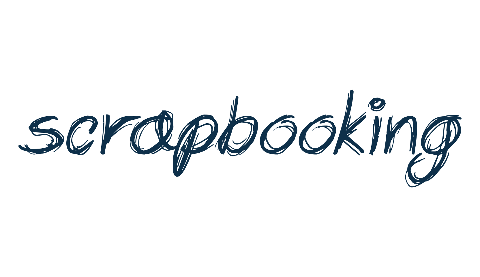 Scrapbooking, trash font preview