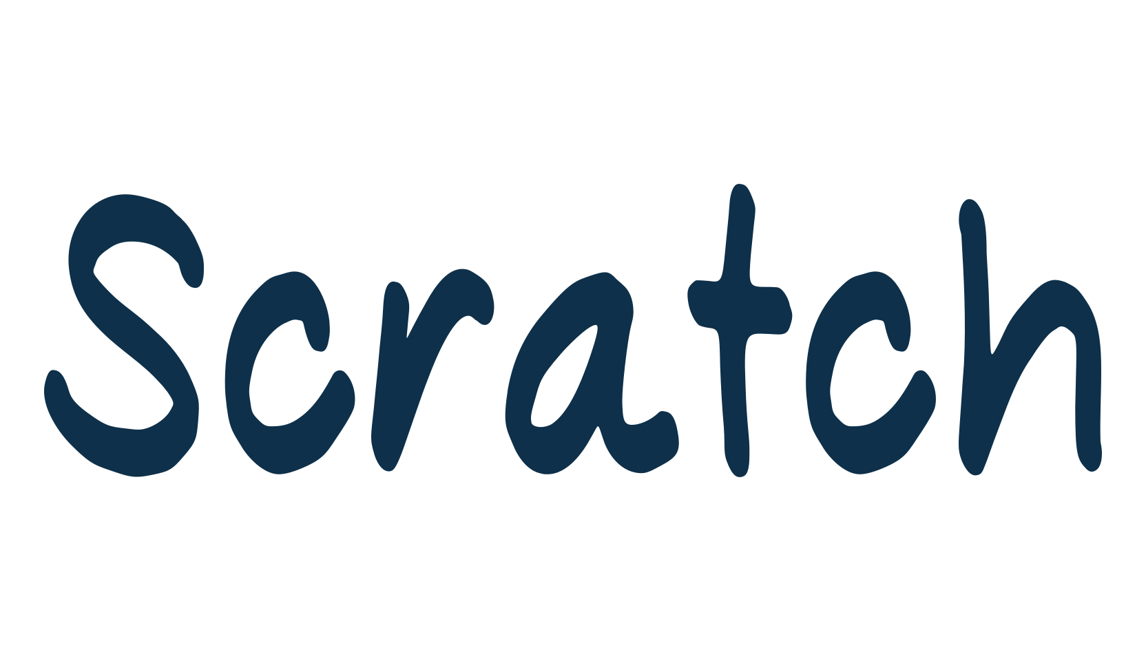 Scratch (scratch-5), script handwritten fancy decorative calligraphy font preview