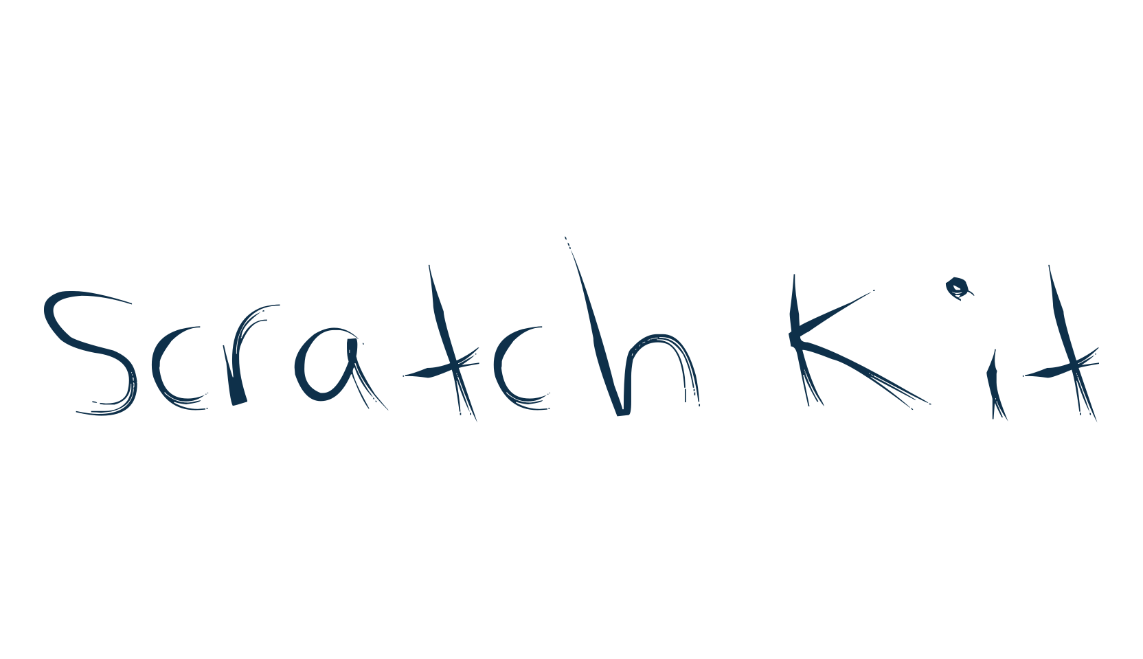 Scratch Kit, script trash fancy decorative calligraphy font preview
