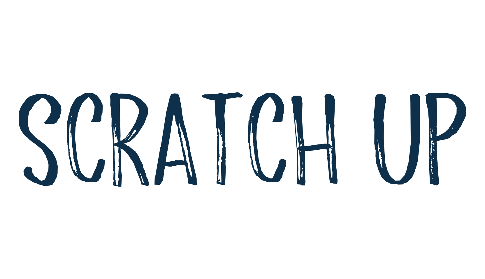Scratch Up, brush font preview