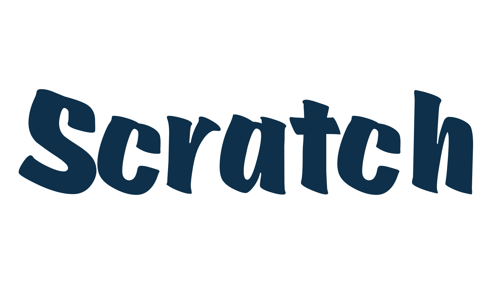 Scratch (scratch), various font preview