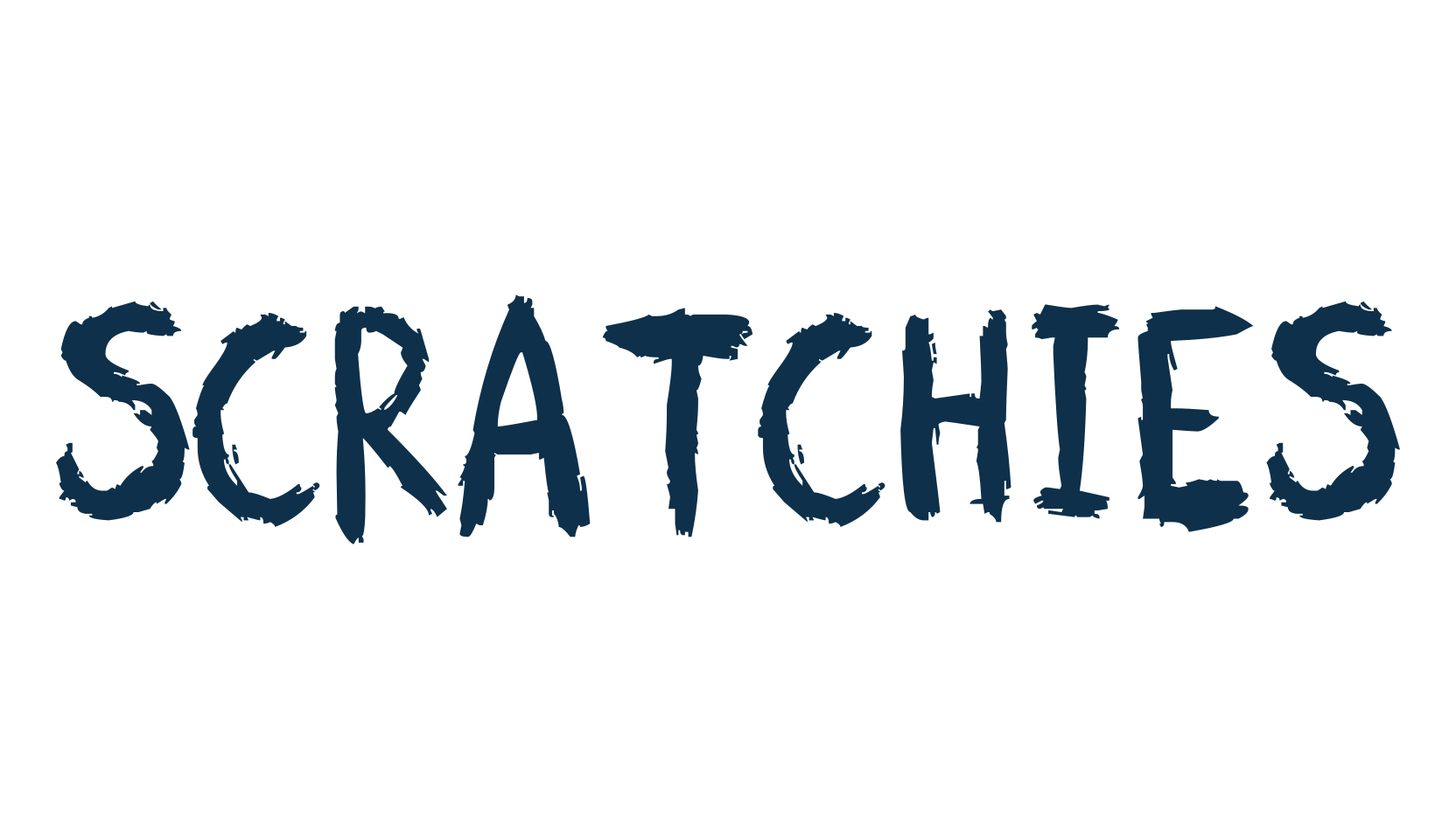 Scratchies, script trash fancy decorative calligraphy font preview
