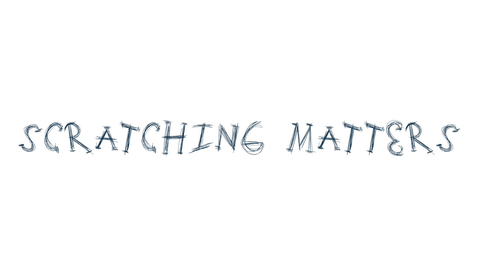 Scratching Matters, script trash fancy decorative calligraphy font preview