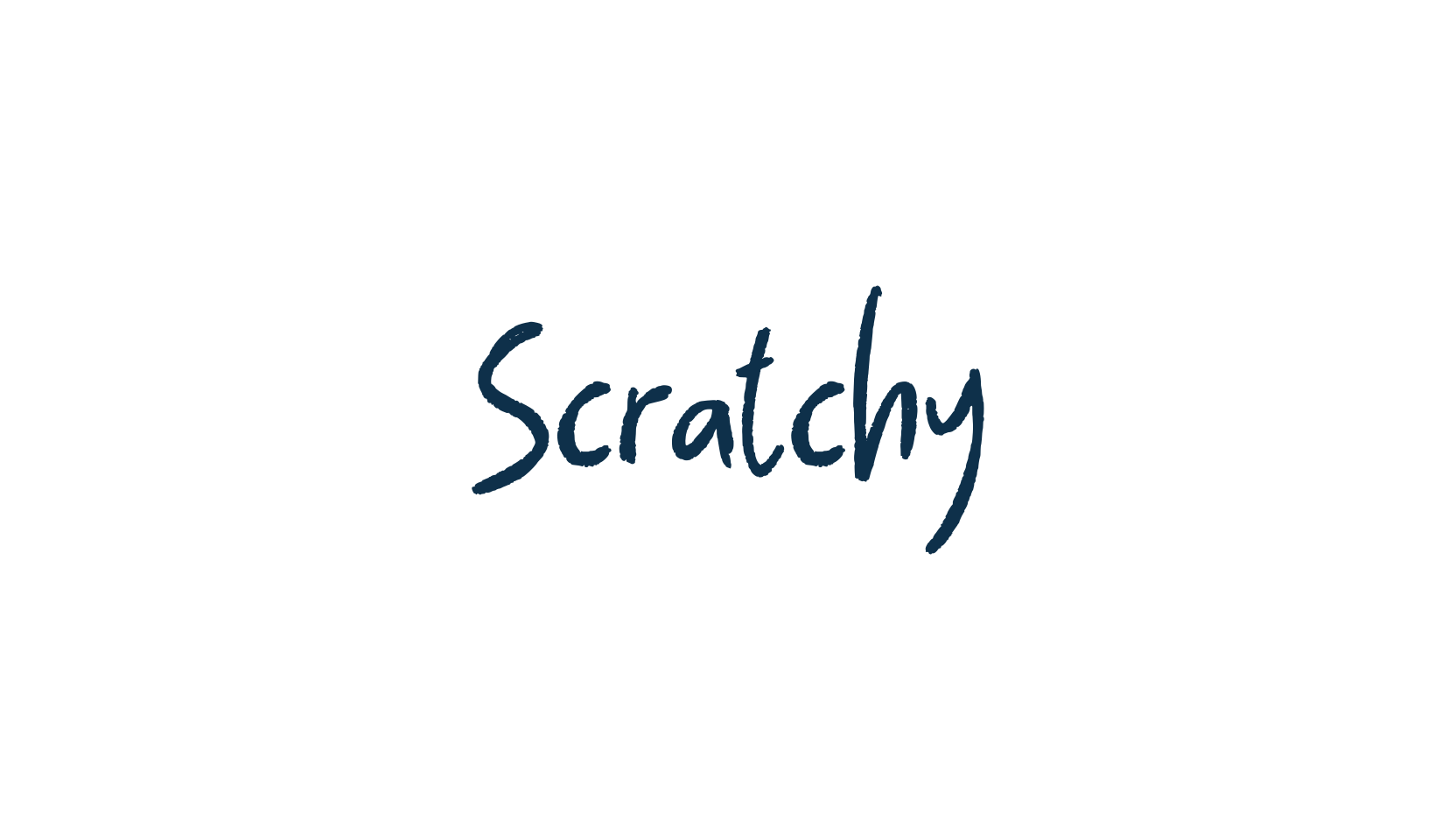 Scratchy (scratchy-2), trash font preview
