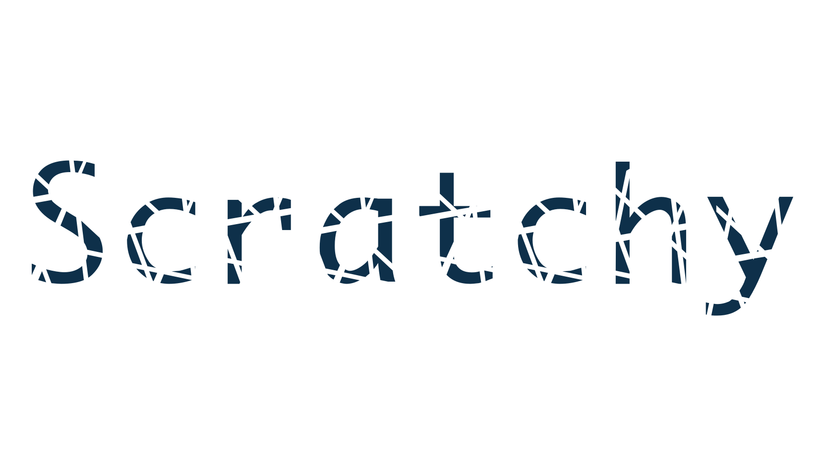 Scratchy, fancy decorative font preview