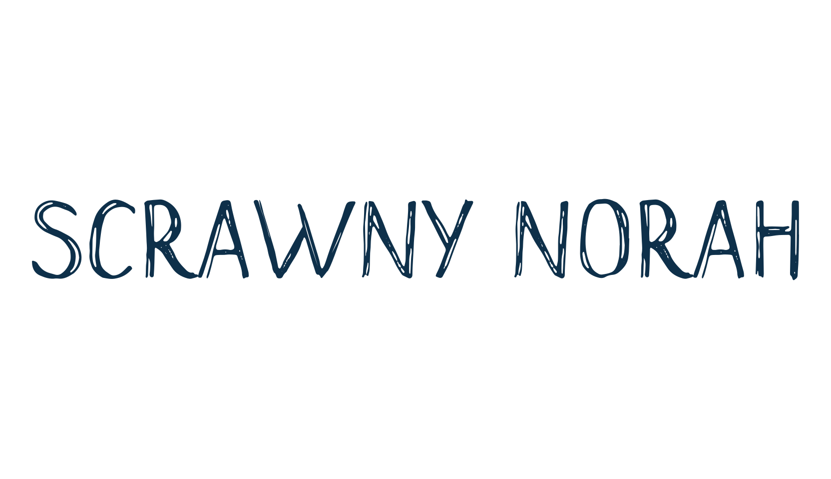 Scrawny Norah, fancy various decorative script calligraphy font preview