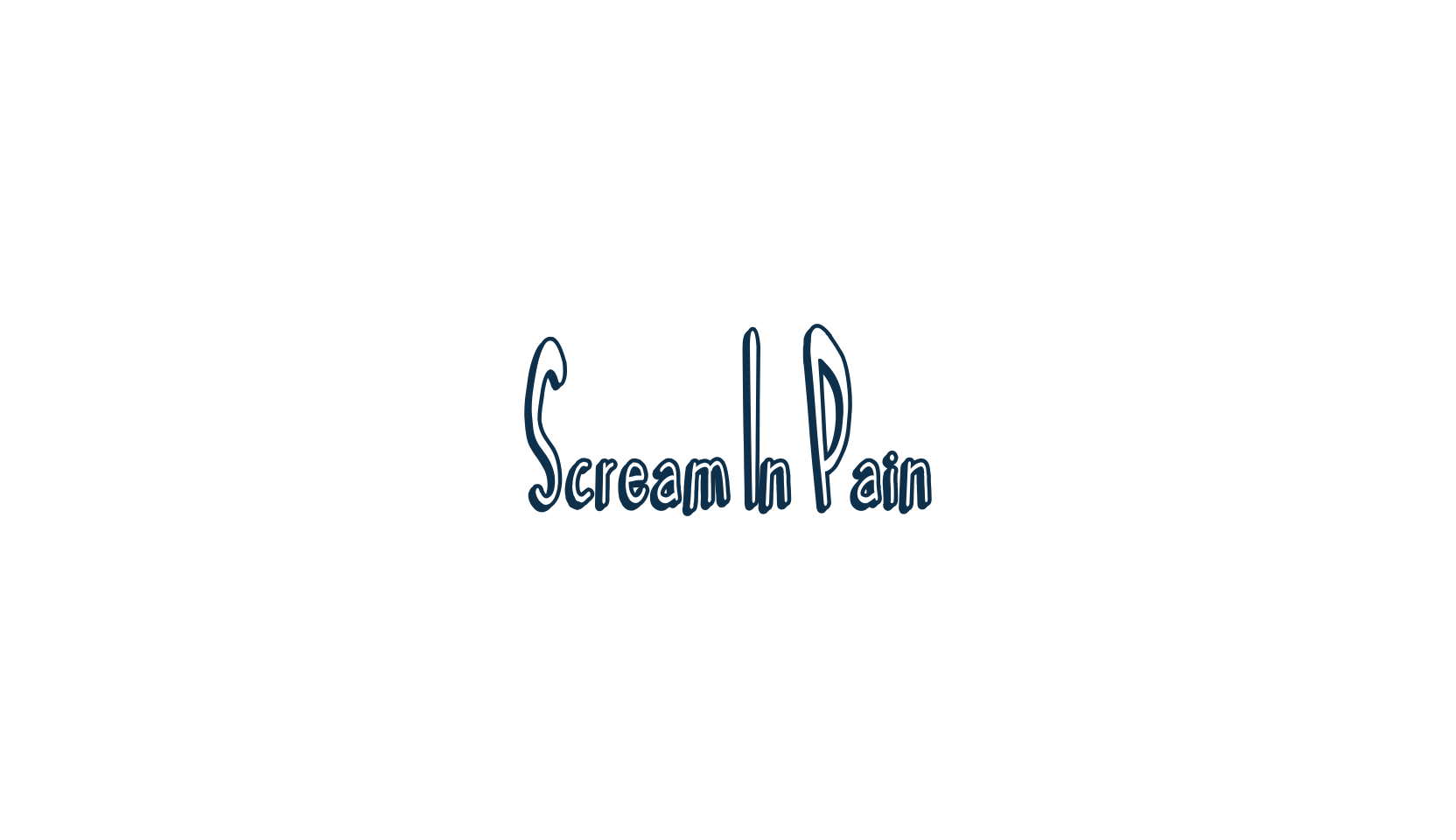Scream In Pain, fancy cartoon decorative comic font preview