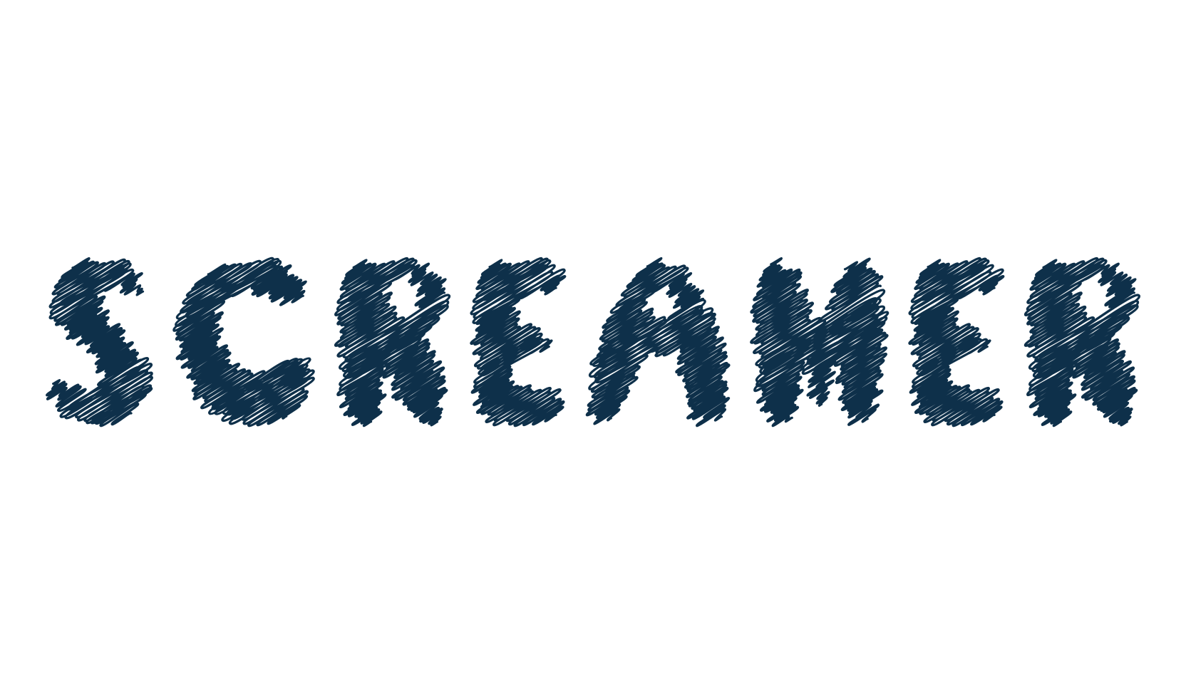 Screamer, halloween font preview