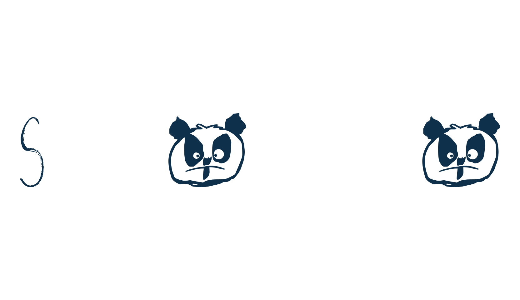 Screamyhand, trash font preview