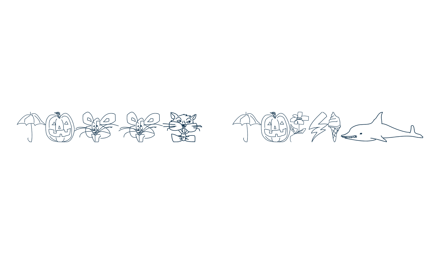 Screen Scrawls, fancy decorative font preview