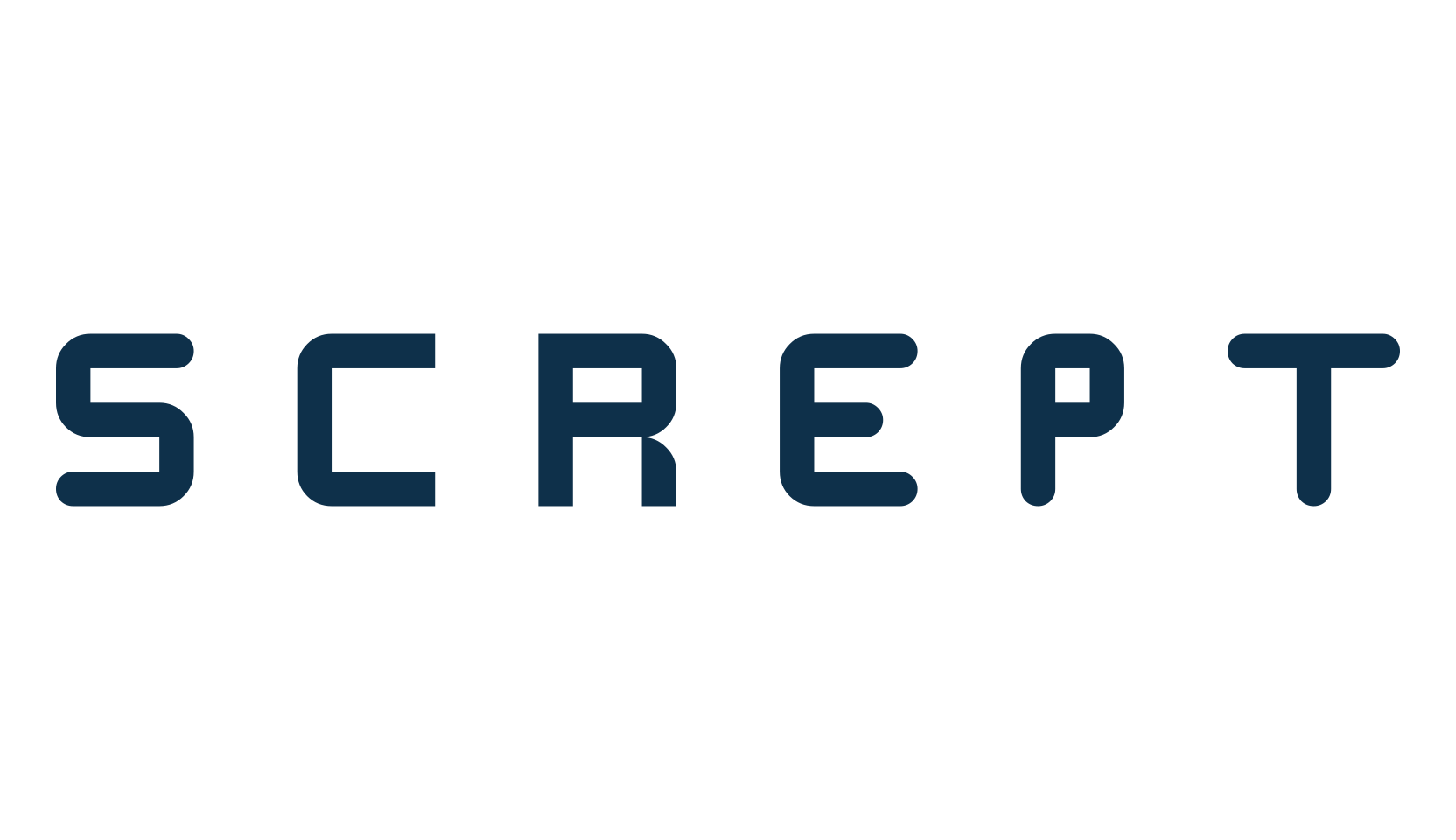 Scrept, fancy various techno sci-fi font preview