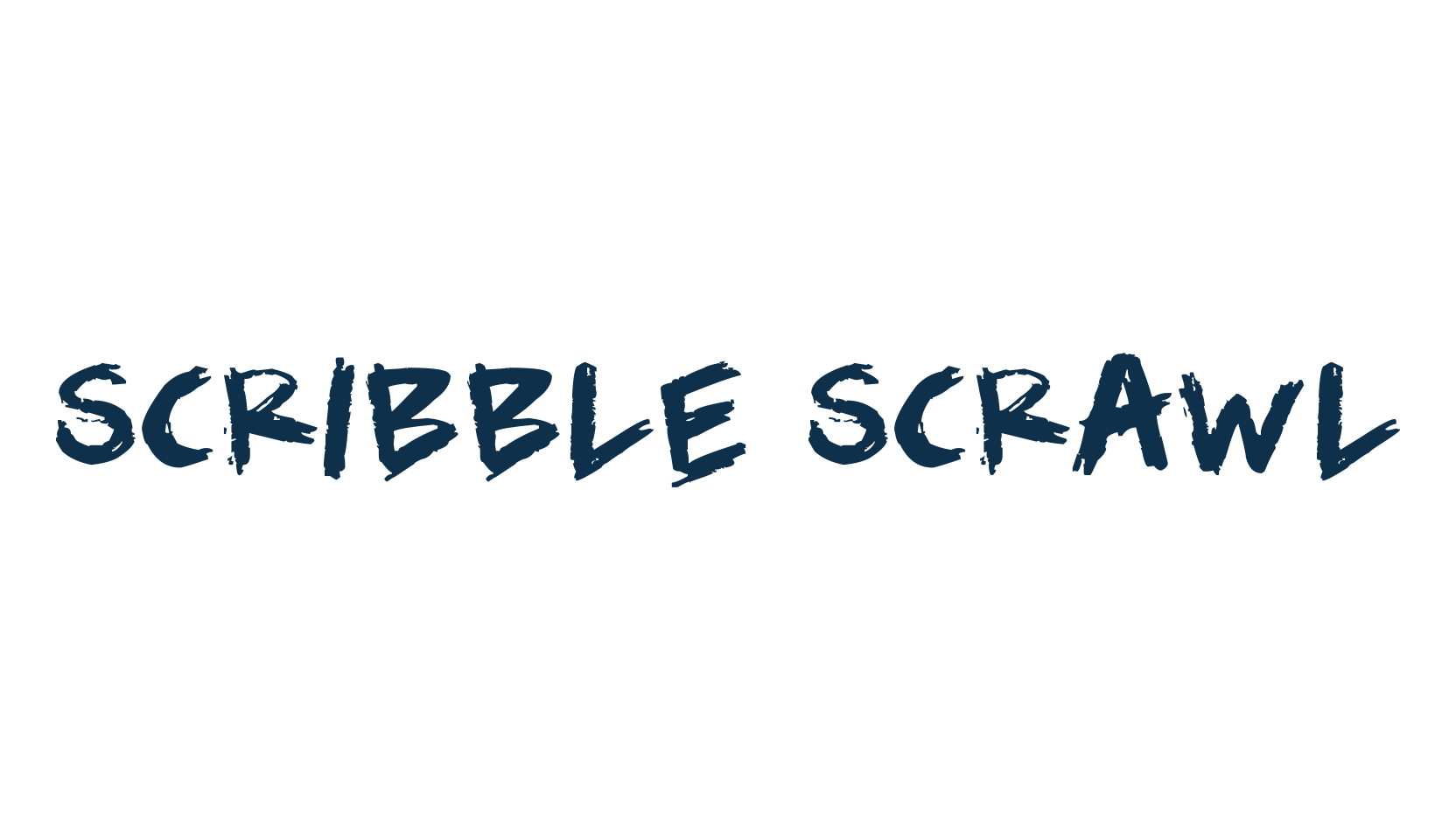 Scribble Scrawl, script trash fancy decorative calligraphy font preview
