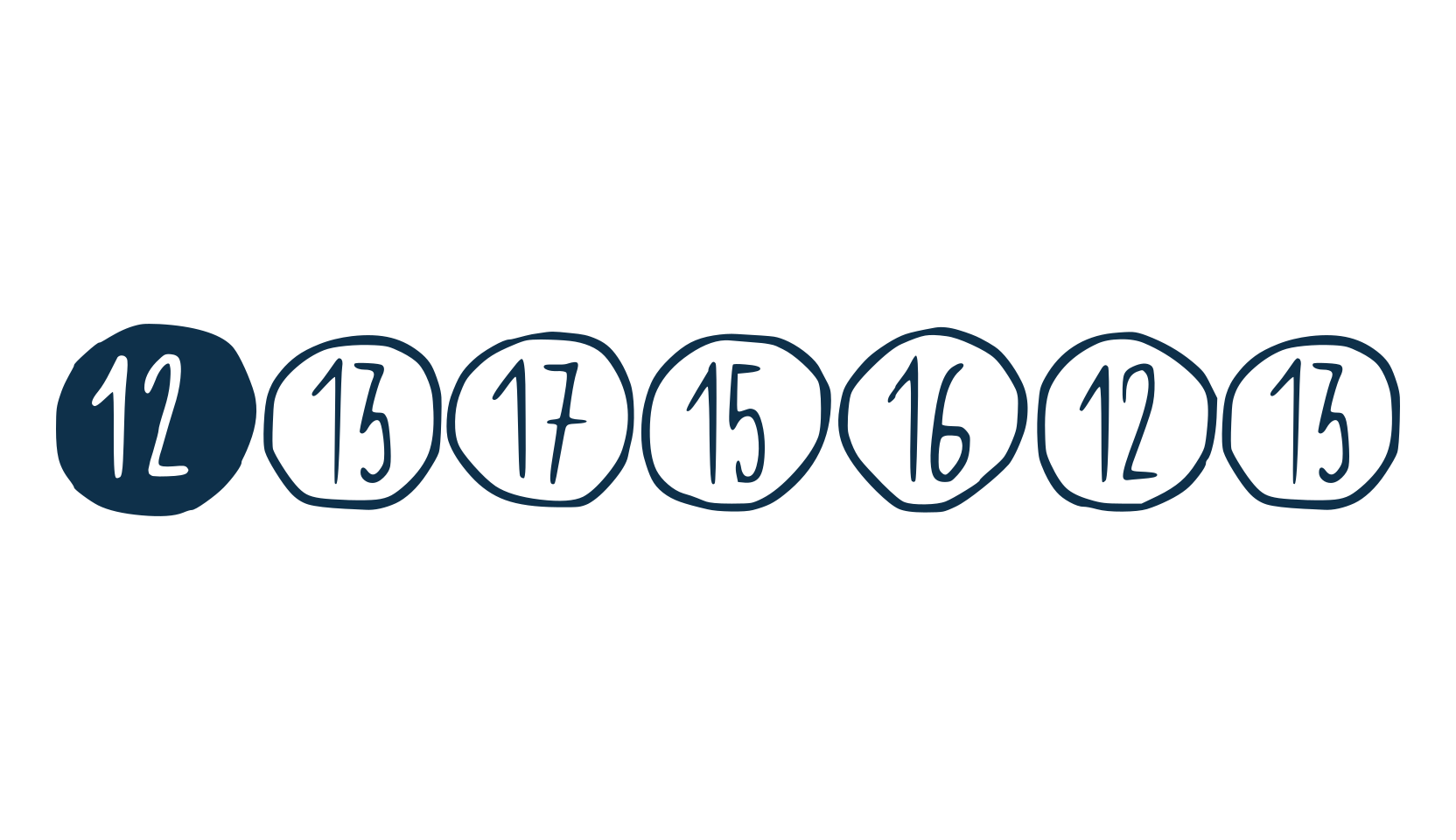 Scribynumbers, display market font preview