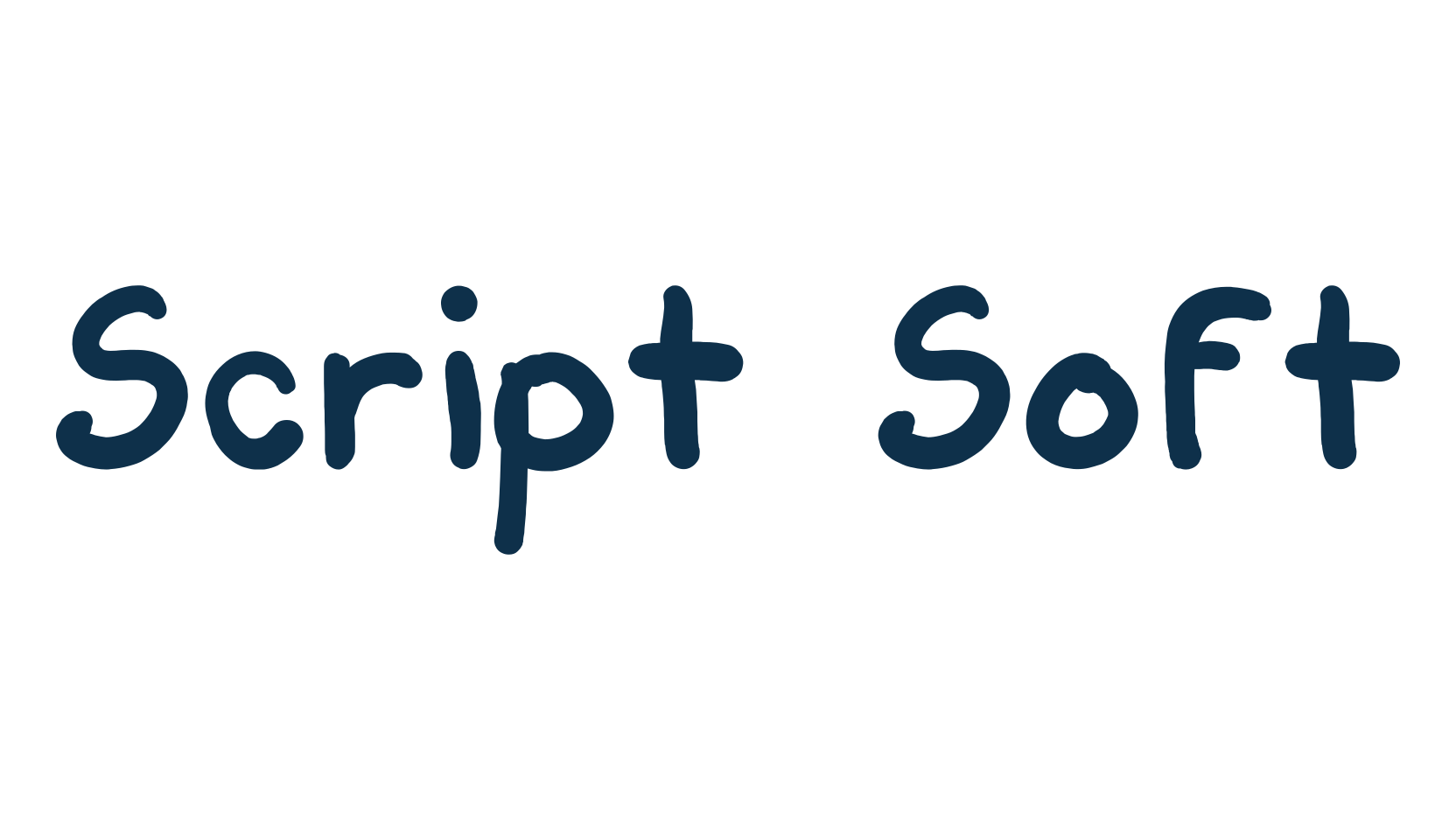 Script Soft, handwriting font preview